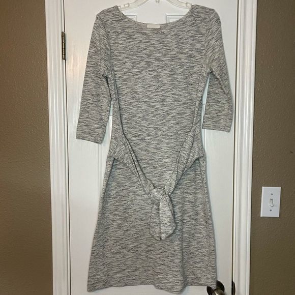 T.La Anthropologie Becky Sweater Dress Size XS Cotton, Knit, Gray - Picture 7 of 12